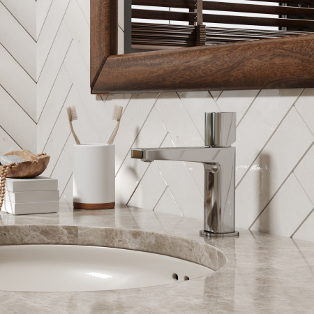 Смеситель для раковины WasserKraft Naab 8603 хром